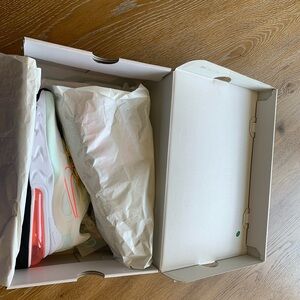 Nike Air Max 270 React in White and Black